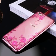 For-OPPO-F5-Case-Flower-Bling-Diamond-Clear-Soft-TPU-Back-Cover-For-OPPO-F5-Youth
