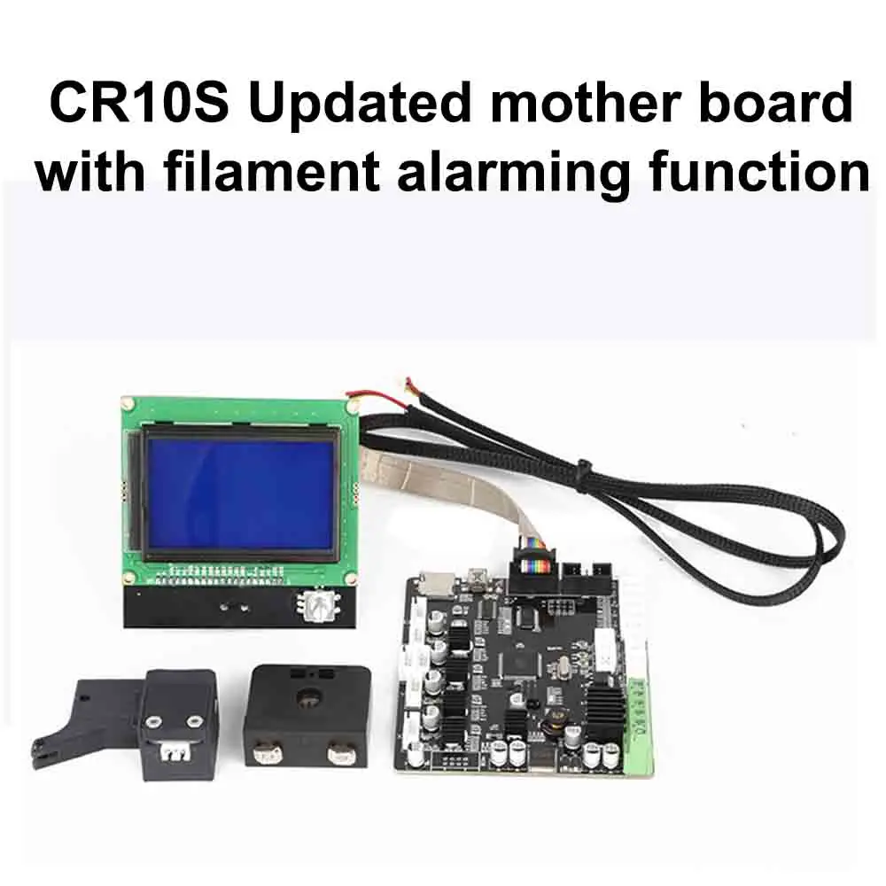 

Factory Supply CREALITY 3D CR-10 Printer Upgrade Parts New Motherboard + Filament Monitoring Alarm+Display Free Shipping