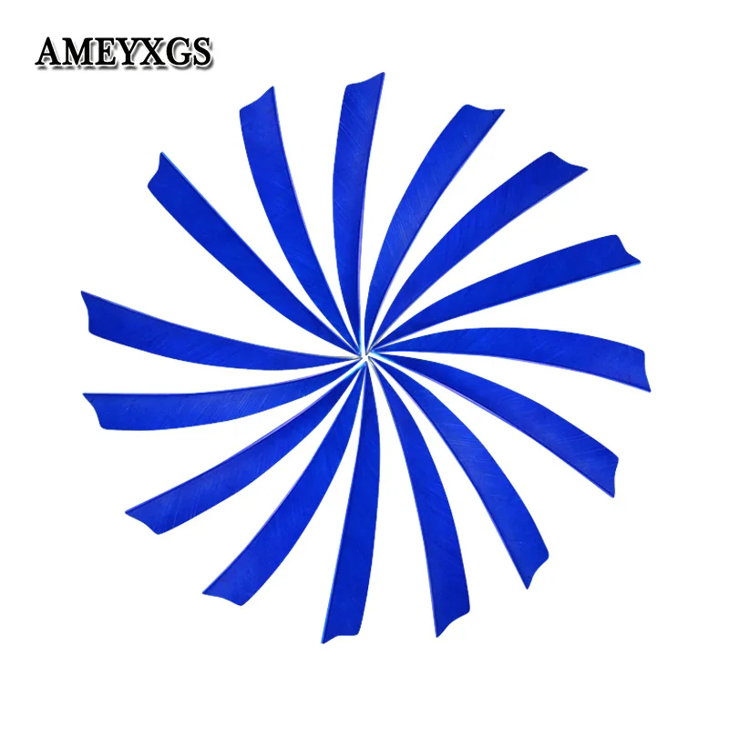 

100pcs 5"Turkey Arrow Feathers DIY Tools Left Wing Feather Fit Outdoor Sports Hunting Shooting Archery Bow And Arrow Accessories