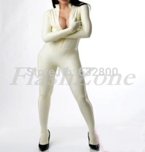 White Latex Suit 75