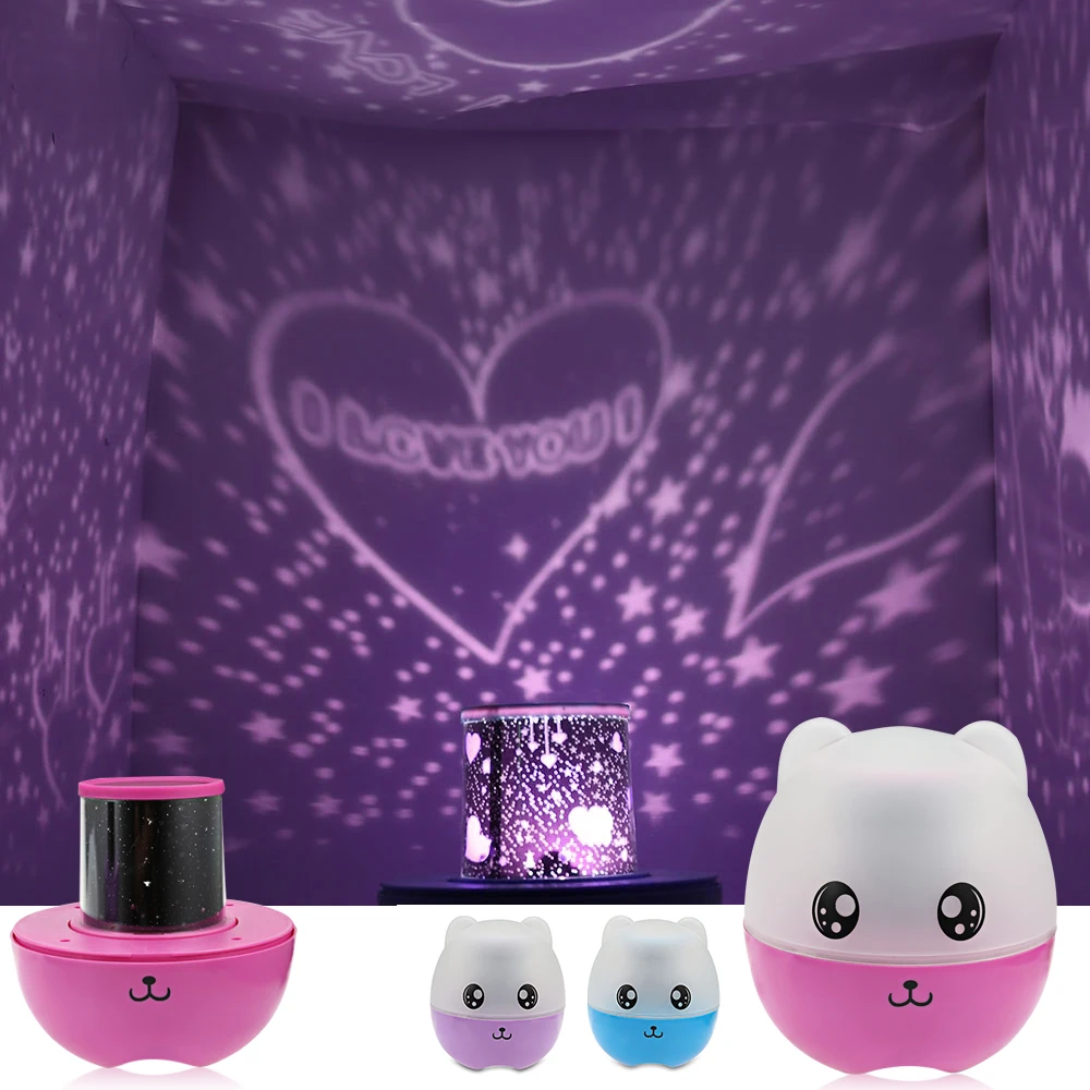 

3-In-1 Cartoon Speaker Projector Lamp Changeable Light Colors 5pcs LED Beads For Home Decoration Or Christmas Gift