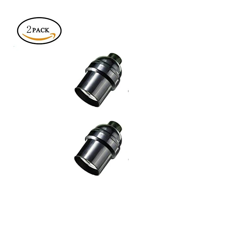 

E26 E27 Light Sockets 6 Pack Edison Retro Lamp Holder for DIY Projects Heat Resistant No Fire Hazard E26 E27 Medium 2 Pack