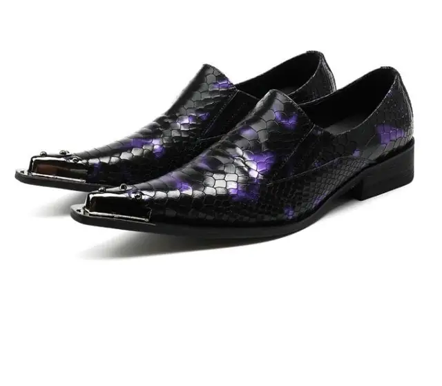 alligator slip on shoes