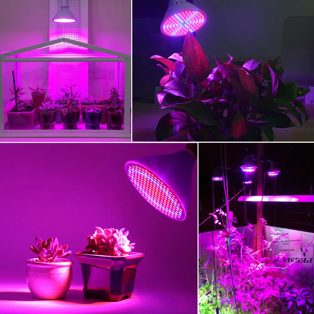 Светодиодный Grow Light 360 гибкий держатель лампы клип полный спектр Фито E27 лампы для теплиц гидропонная, для растений цветок фитолампа