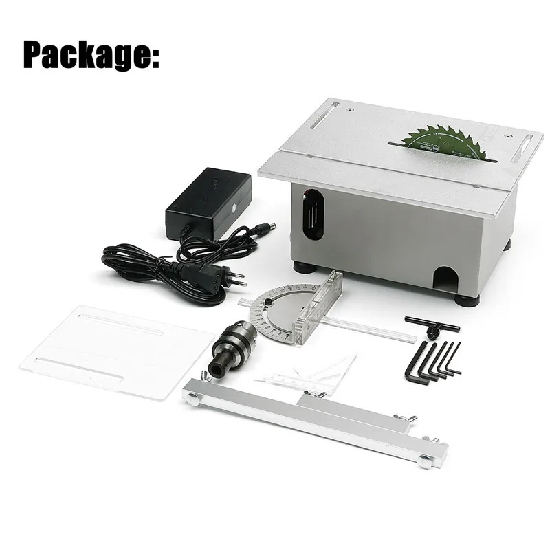 DC 12-24V T6 Mini Precision Table Saws DIY Wood Working Lathe Polisher Drilling Machine