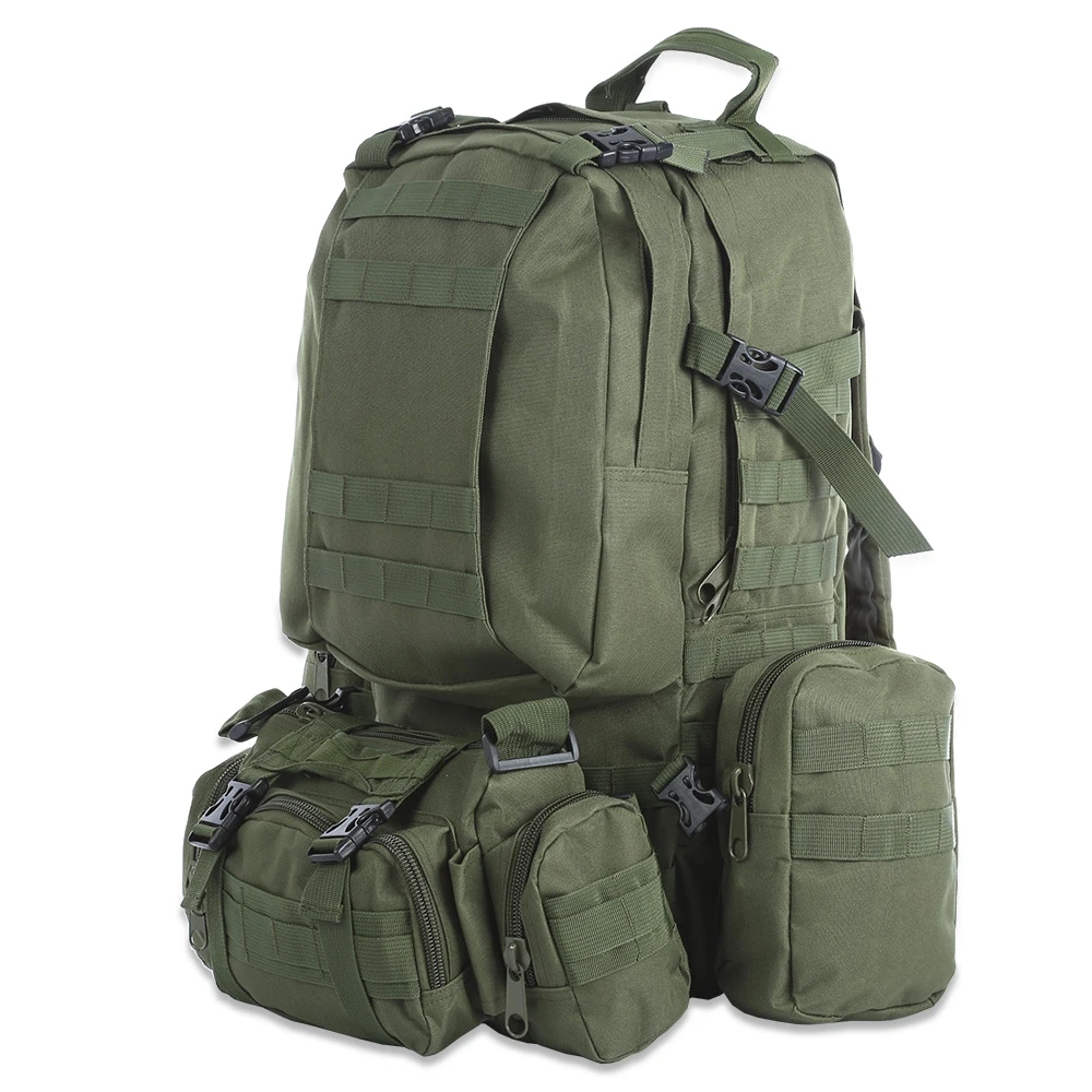 50L Multifunction Sport Bag Molle font b Tactical b font Bag Water Resistant Camouflage font b