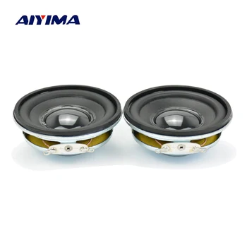 

AIYIMA 2Pcs 2 Inch Audio Speaker 8Ohm 3W Full Range Speaker Units Rubber Edge Loudspeaker DIY Amplifier Sound Home Theater