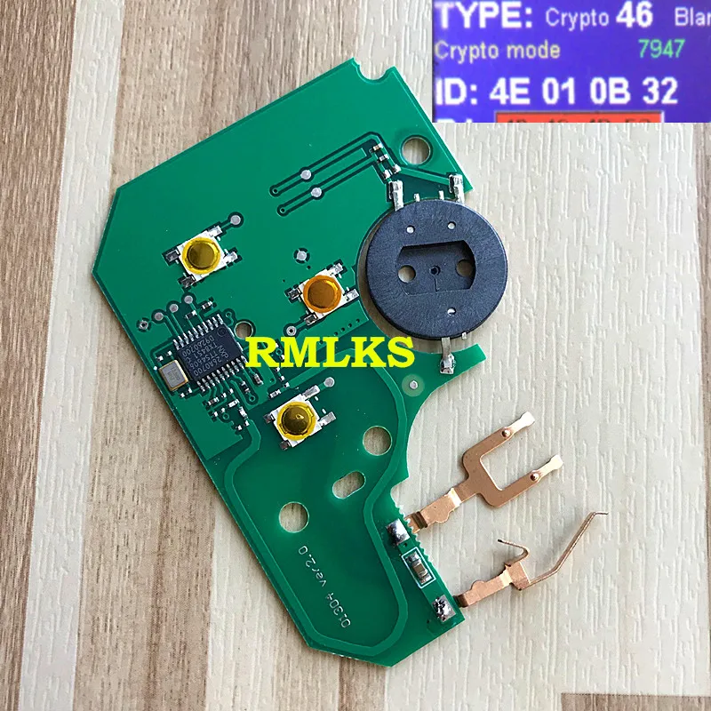 433mhz smart key Fob карты подходит для Renault Megane Scenic II Grand Scenic 2003-2008 FSK 433 МГц PCF7947 чип ID46 пульт дистанционного управления PCB