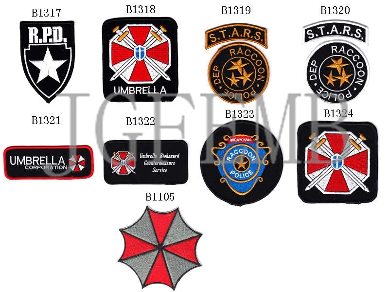

Resident Evil Umbrella Military Tactical Morale Embroidery patches