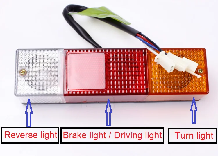 Вилочный погрузчик, сигнал поворота, задний тормозной светильник, дневное вождение, Рабочая лампа, вилка, грузовик, прицеп, лодка, трактор, фургон, задний светильник, 12 В, 24 В