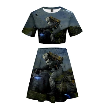 

Death Stranding Science fiction game comfortable Trend Set two-Piece Women's Fashion Summer New Women's Fashion Casual Summer