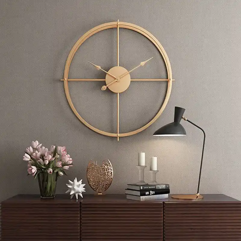 55cm Large Silent Wall Clock Modern Design Clocks For Home Decor Office