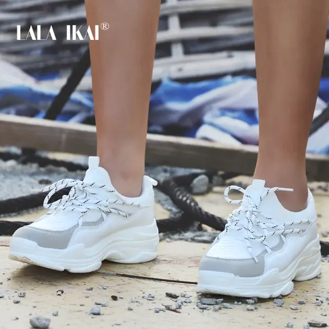lala platform sneakers