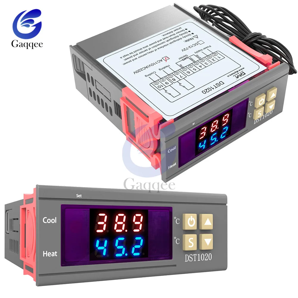 DST1020 Digital Thermostat Humidistat Humidity Temperature Controller