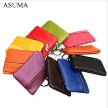 2019 Fashion Women Men Coin Purse Key Wallets Genuine Leather Wallet Multi Functional Zipper Card Wallet Carteira Feminina Gift lovely cartoon purse gravity falls anime wallet carteira feminina gift boy girl kawaii dollar price bags leather short wallets