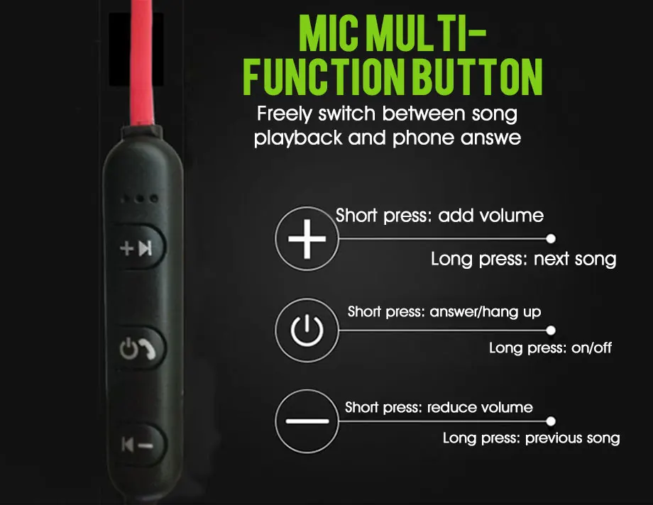 Беспроводной наушники Bluetooth Магнитная стереонаушники игровая гарнитура с микрофоном для мобильного телефона xiaomi fone де ouvido