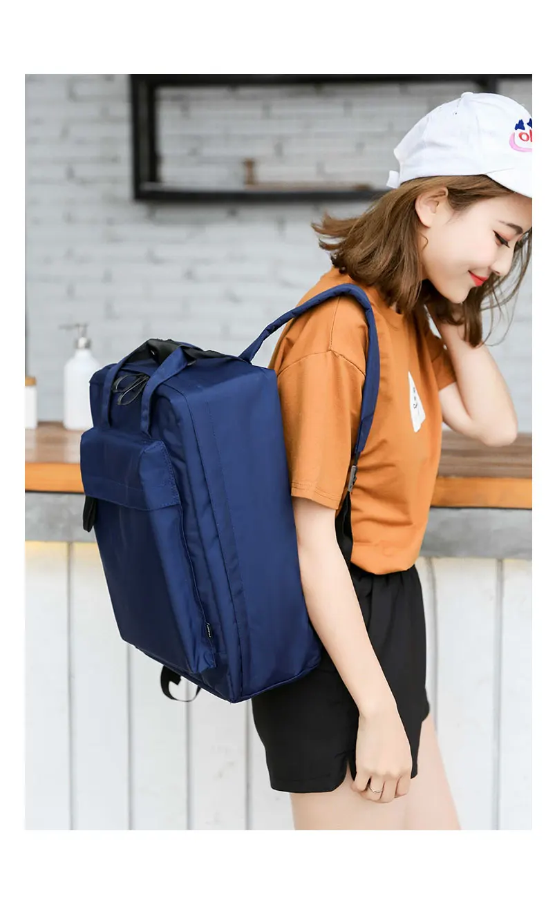 Большой Ёмкость Для мужчин Дорожные сумки Водонепроницаемый Ткань сумка для хранения многофункциональный rusksack мужской моды рюкзак Прямая