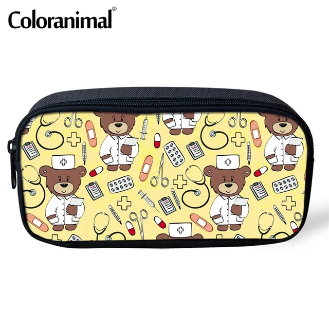 HMB0019K Coloranimal медсестер медведь мужской рюкзак большой повседневный рюкзак для холстов студенческий Mochila рюкзак для путешествий Набор для ноутбука Backage для мальчиков и девочек - Цвет: HMB0019K