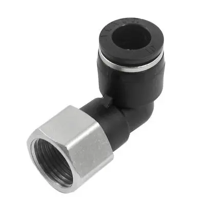 Air Pneumetic 10mm to 3/8&quot PT Female Thread Connector Elbow Quick Fitting | Обустройство дома