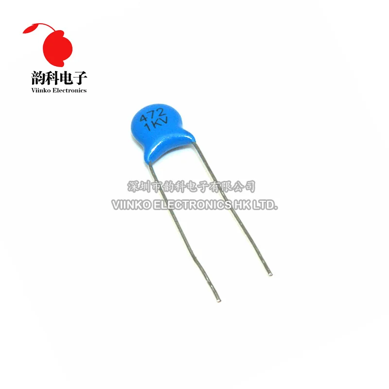 

20pcs High Voltage Ceramic Capacitor 1KV 472 4.7nF