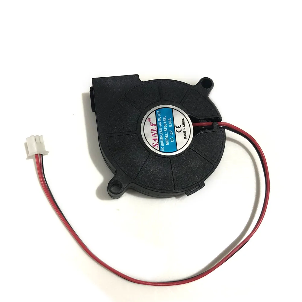 

SANLY SF5015SL 12V 0.06A Ultra Quiet Turbo Blower Coolers Fan For Humidifier Cooling System As Replacement