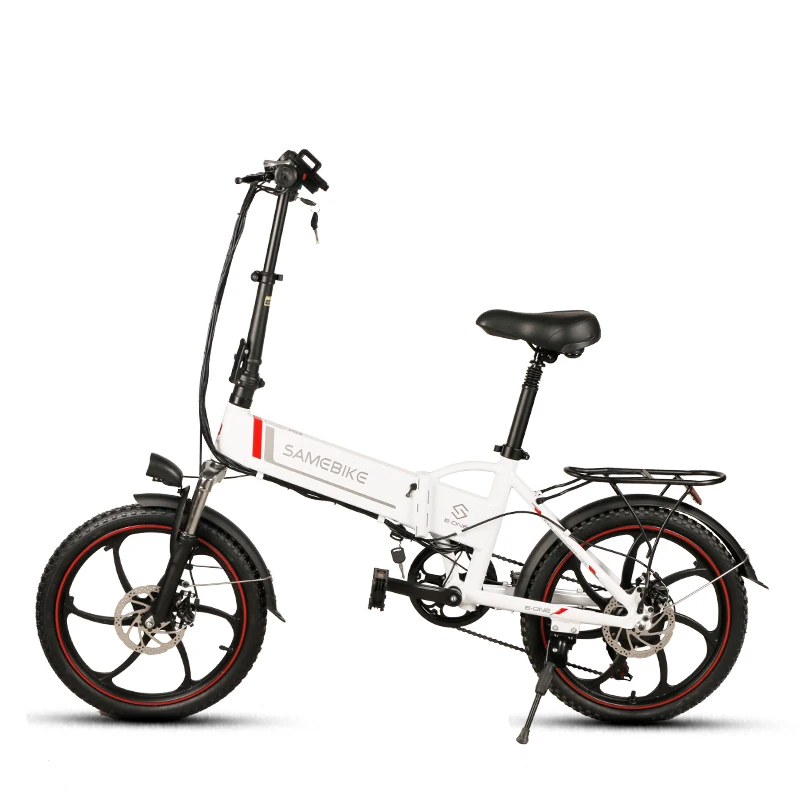 Sale SAMEBIKE 20LVXD30 Foldable Electric Bicycle 48V 350W Brushless Motor LCD Display Disc Brakes Aluminum Alloy Electric Bike 3