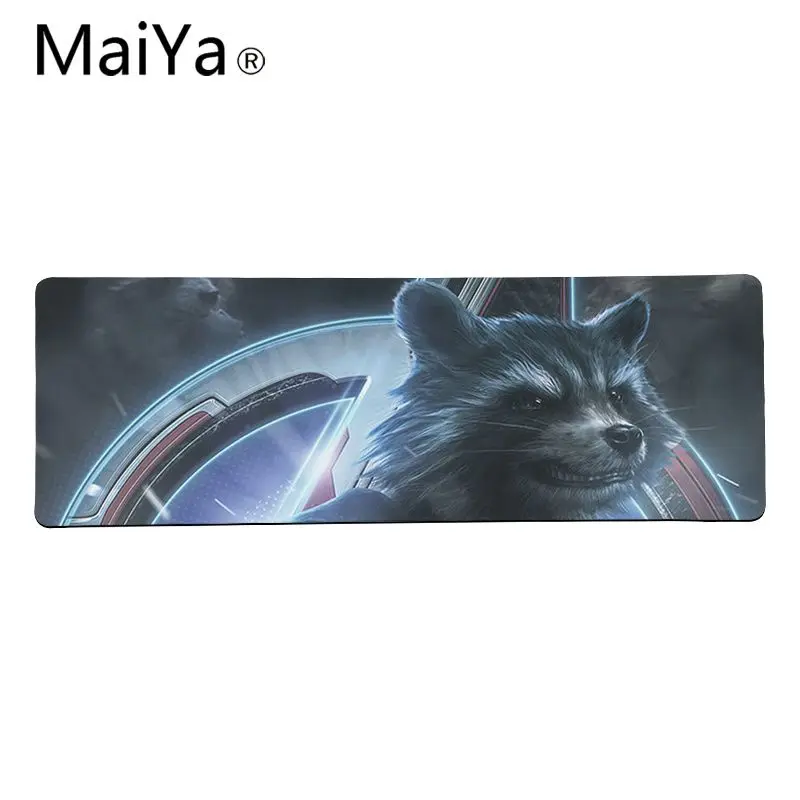 Lock Edge 40X90cm Maiya Rocket Raccoon Groot Guardians of the Galaxy Keyboards Mat Gaming mousepad Desk Mat Large Mouse Pad Keyboards Mat - Цвет: Lock Edge 40X90cm