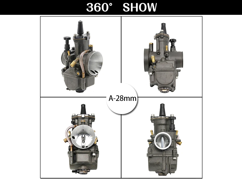 Alconstar-Keihin Koso OKO мотоциклетный карбюратор Carburador 28 30 32 34 мм с силовой струей для ATV внедорожных Dirt Pit Bike Racing