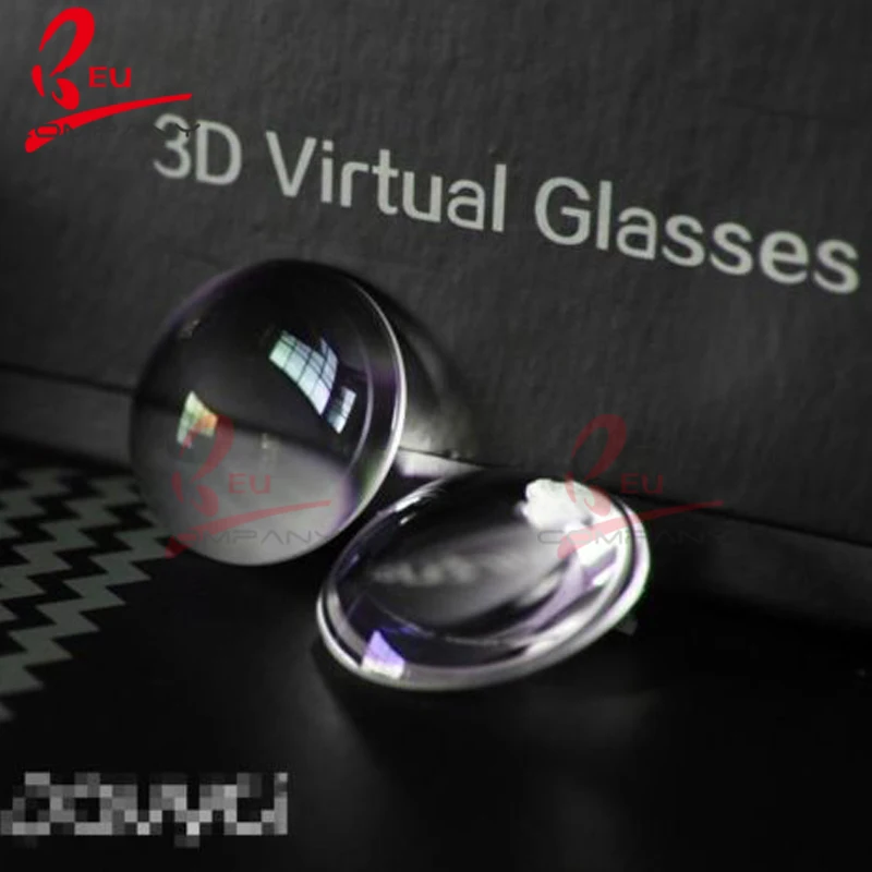 Diameter 7.6mm FL 10mm Plano-convex plastic Projector lens