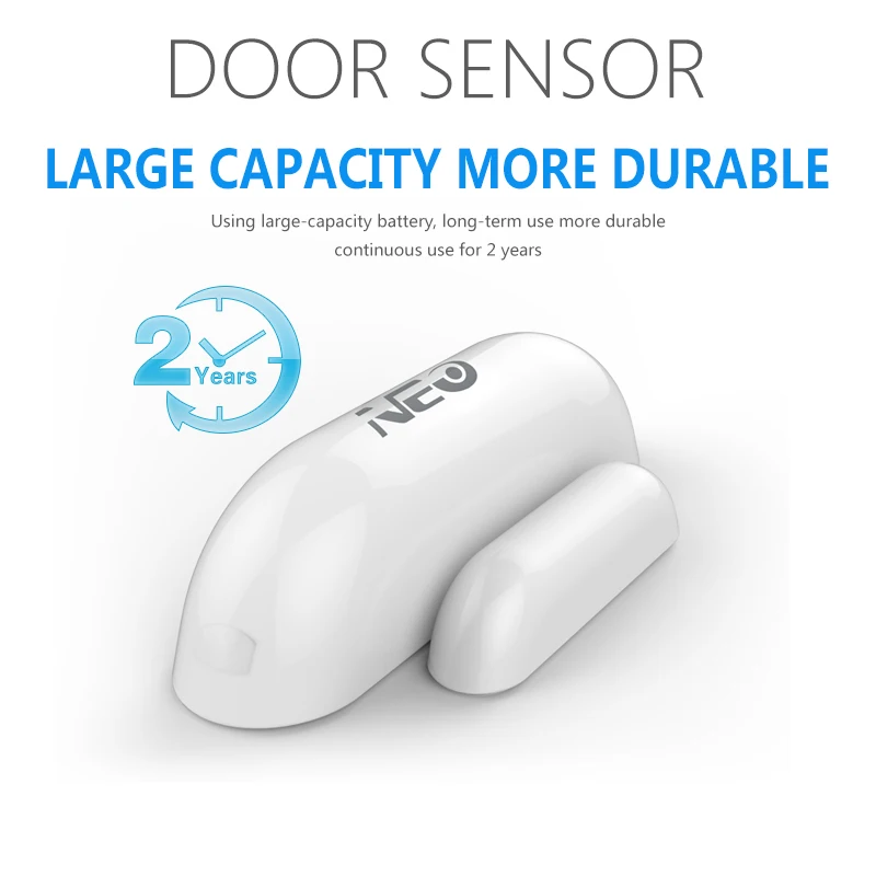 NEO COOLCAM NAS-DS01Z Z-wave Door Window Sensor Compatible with Z wave 300 500 series Magnet Lock Door Sensor Alarm