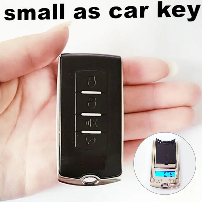 

0.01g Car Key Shape Jewelry Scale Scales Portable Dining Bake Battery Home Accessories Weight High-Precision Kitchen