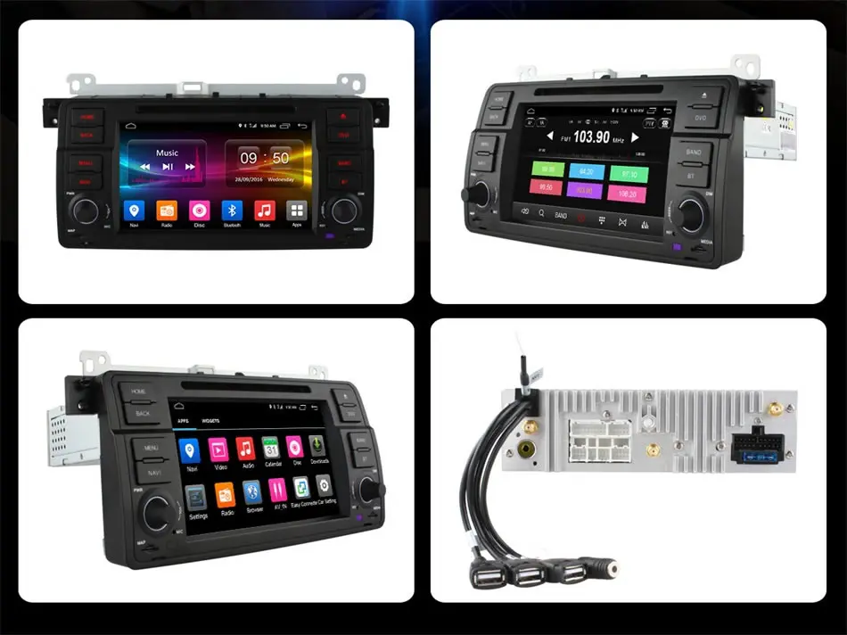 Cheap Ownice C500 Android 6.0 Octa 8 Core for bmw E46 M3 car dvd gps navi wifi 4G BT Radio RDS 2GB RAM 32GB ROM support DAB+ TPMS 21