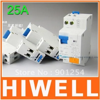 

25A Double leakage circuit breaker protection, 100% quality products, sales of the first in China