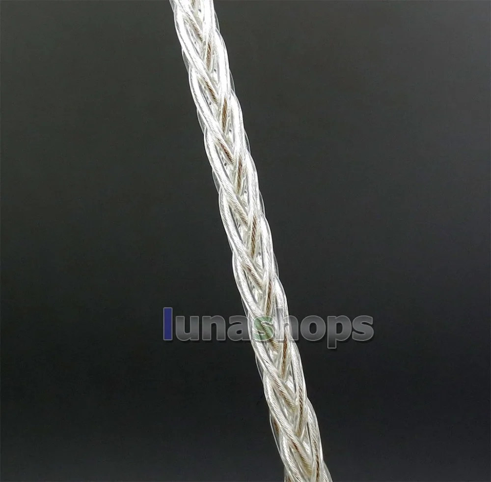 LN006344 99.99% чистого серебра XLR 3,5 мм 2,5 мм 4,4 мм кабель для наушников для FOSTEX TH900 MKII MK2 TH909 TR-X00 TH600 TH610 наушники