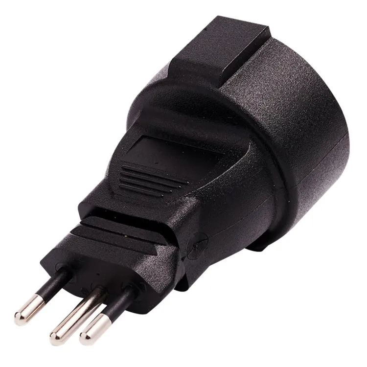 JORINDO CH в ЕС, 3 pin Swiss socket adapter Swiss EU немецкая штепсельная вилка адаптер конвертер Вилка WA-0181 Swiss вилки переворачиваются во французские вилки