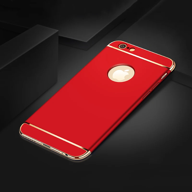 Гальванический противоударный жесткий чехол для iPhone X XR XS Max Coque для iPhone 6 6S 7 8 Plus 5 5S SE Capa роскошный для iPhone 7 8 чехол