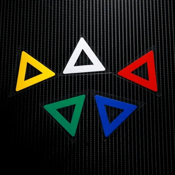 

NO.LS002 Warning Mark Safe Caution Reflective Stickers&Decals MOTO GP Motocross Bike Helmet Windshield ATV Stickers