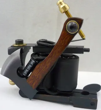 

5Pcs/lot Professional Handmade Tattoo Machine 10 Wrap Coils Iron Cast Frame Custom Tattoo Gun For Liner Shader HTM-6245