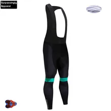 Мужские про команды черный велосипедные комбинезоны с лямками Велоспорт нагрудник брюки с длинным рукавом 16D гель велосипедные рейтузы с лямками Брюки Велоспорт Длинные велошорты