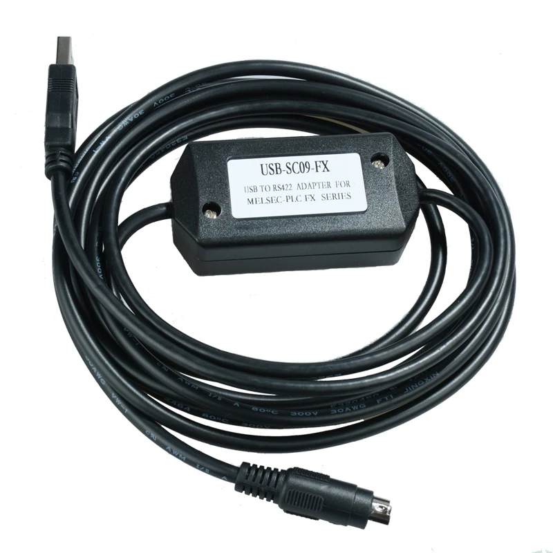 

USB-SC09-FX Programming cable for MELSEC-FX PLC (FX1N/2N/3S/3G/3U),HAVE IN STOCK