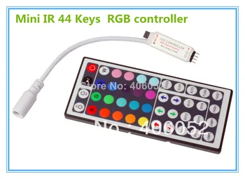 

IR remote RGB controller 44key DC5V - 24v for 5050/3528 led strip light and RGB LED module 4pcs