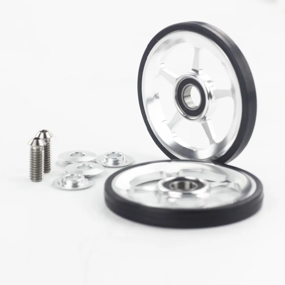 Best Aceoffix Easy Wheels Easywheel & Titanium Bolts For Brompton Folding Bike Dino Kiddo bike Alloy Super Lightweight wheels 2pcs 4 Best Aceoffix Easy Wheels Easywheel & Titanium Bolts For Brompton Folding Bike Dino Kiddo bike Alloy Super Lightweight wheels 2pcs 4