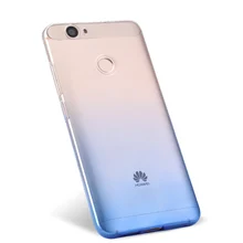 

Huawei nova case Transparent soft silicone shell 5.0" ultra thin Color gradient cover