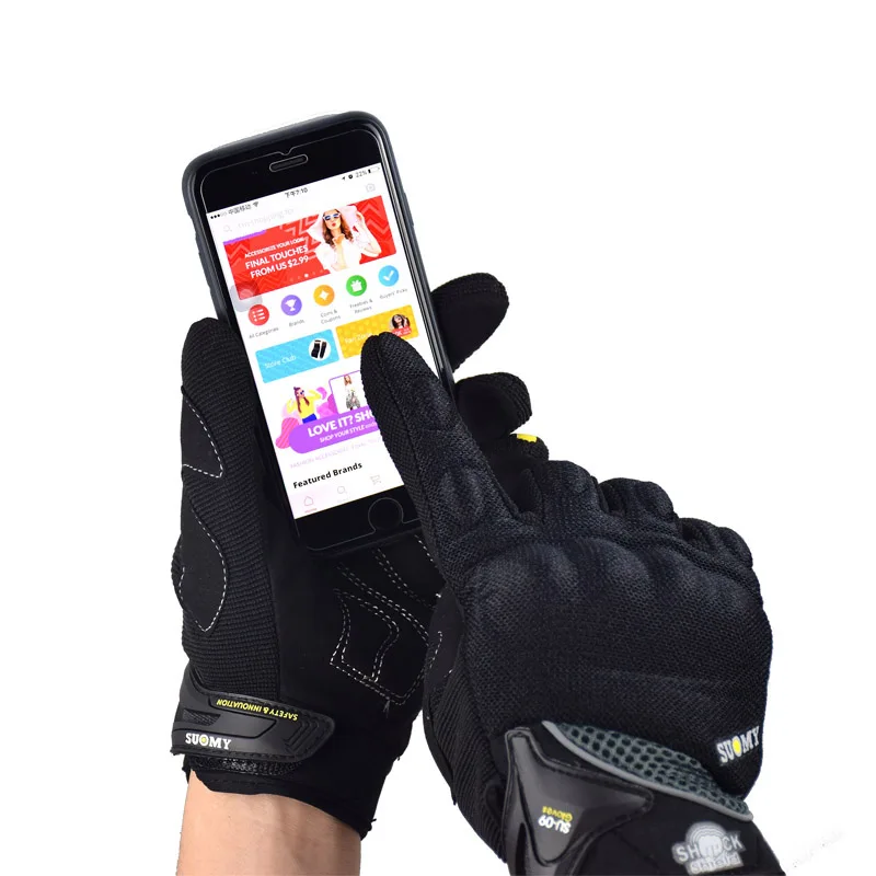 Suomy Brand New Design Motorcycle gloves Racing Luva Motoqueiro Guantes Moto Motocicleta Luvas de moto Cycling Motocross glove