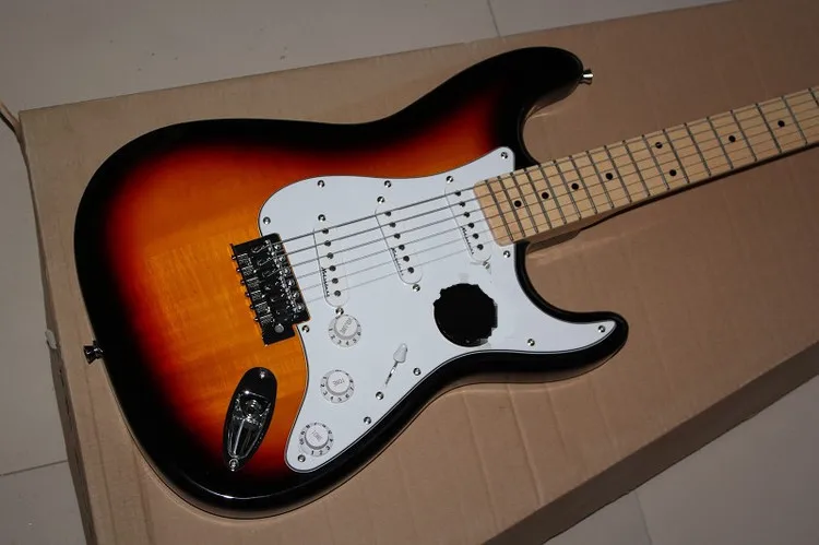

New FD STRATOCASTER electric guitar 3TS guitar maplewood Fingerboard S-S-S