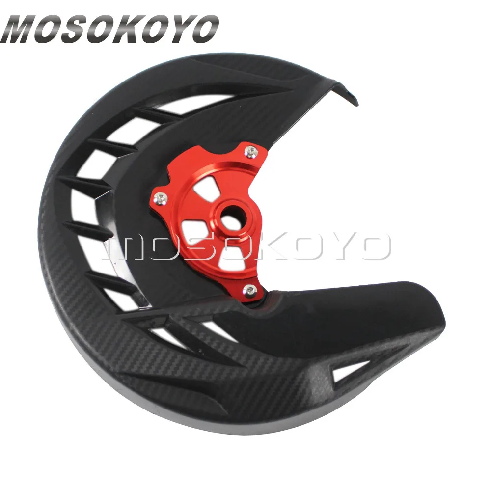 For Honda CR CRF 125R 250R 250X 450R 450X Motocross MX Enduro Dirt Bike X-Brake Front Disc Cover Rotor Guard 2004-2018