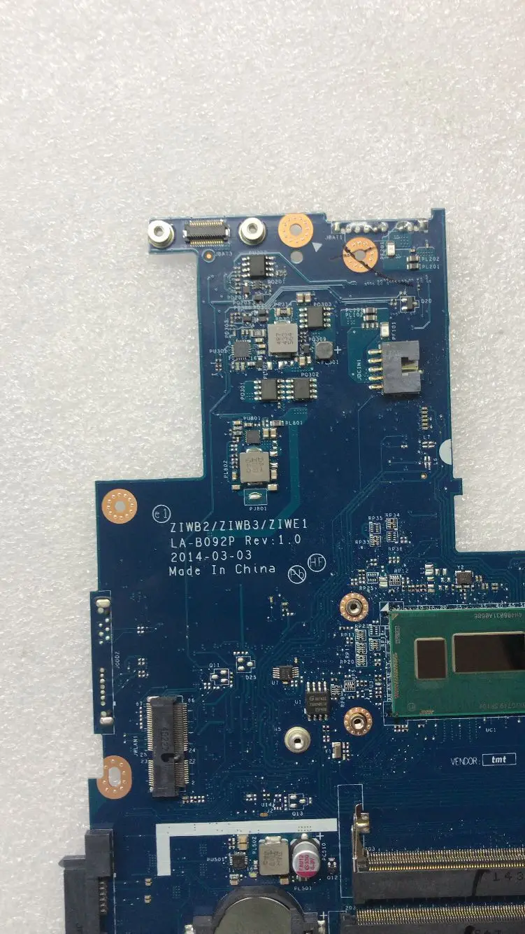 Материнская плата KTUXB ZIWB2 / ZIWB3/ZIWE1 для Lenovo LA B092P материнская ноутбука Процессор i3