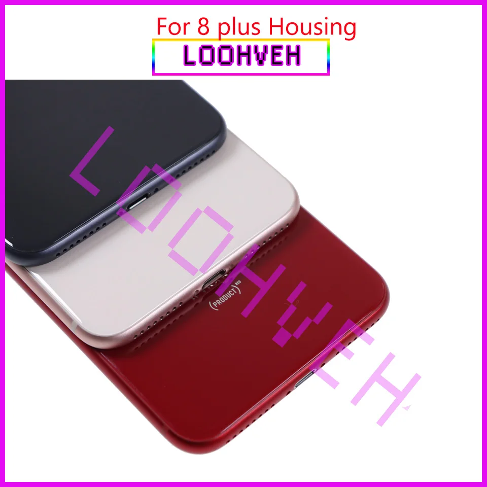  new For iphone 8 8G or 8 Plus X Full Housing Assembly Back Middle Frame Chassis Battery Cover Body 