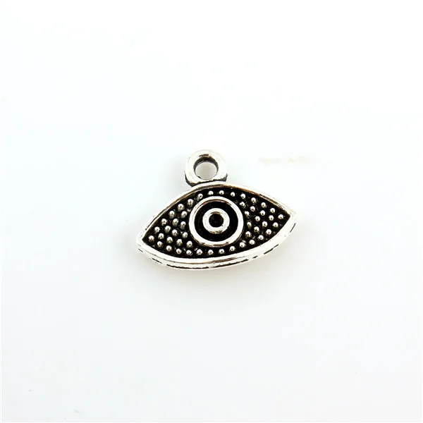 10 шт. тибетские серебряные украшения в виде глаза 8 х14 мм|silver charm pendant|charm pendanttibetan