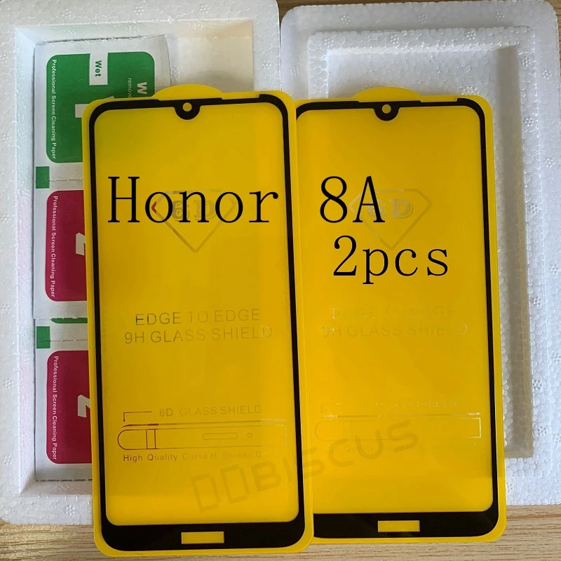 

Honor 8A Glass 5D 9H Tempered Glass Screen Protector For Huawei Honor 8A JAT-LX1 Honor8A Honor 8 A Full Cover Safety Phone Film